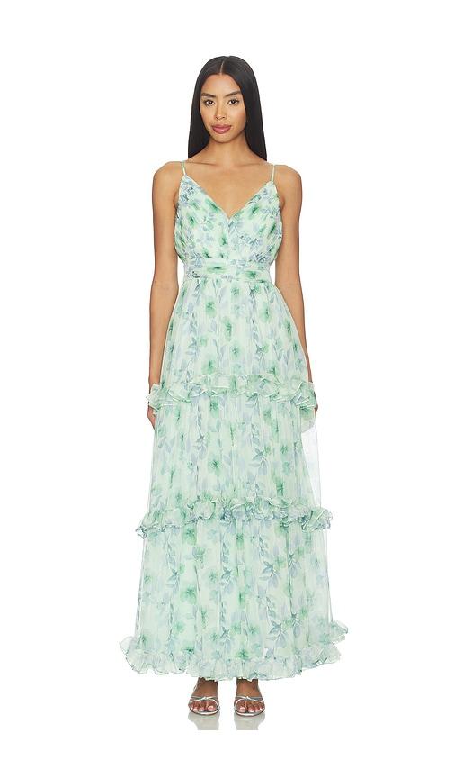 astr the label ayanna dress in green. - size l (also in xs, s, m)