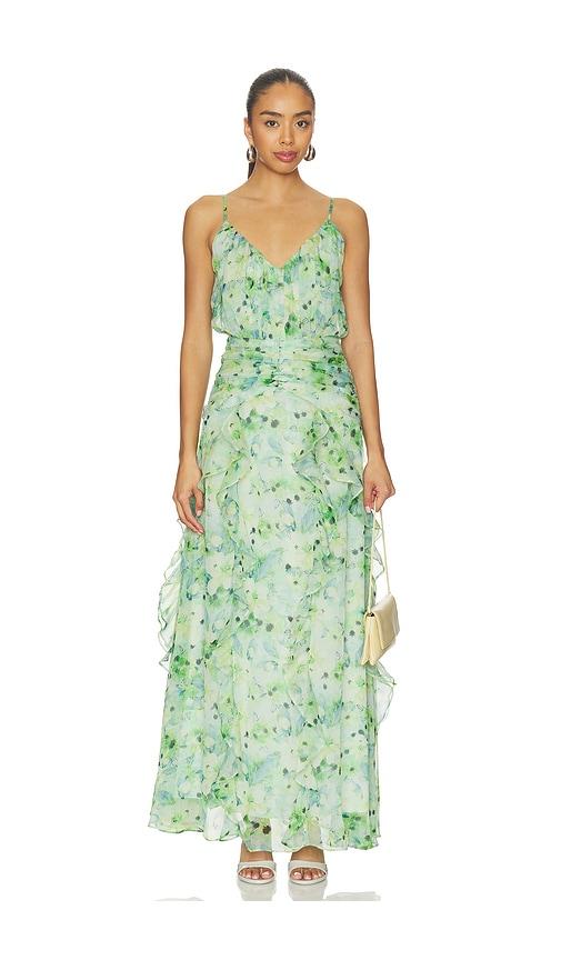 astr the label brianna dress in green. - size s (also in xs)
