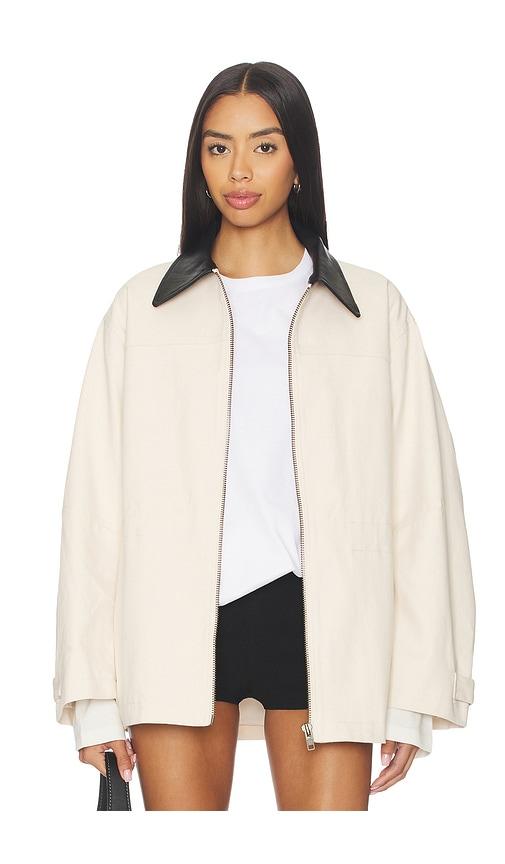 astr the label collins jacket in neutral. - size l (also in m, xs)