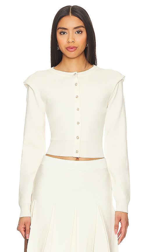 astr the label denisa sweater in cream. - size l (also in xs, s, m)