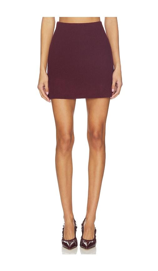 astr the label eryn sweater skirt in wine. - size m (also in s, xl)