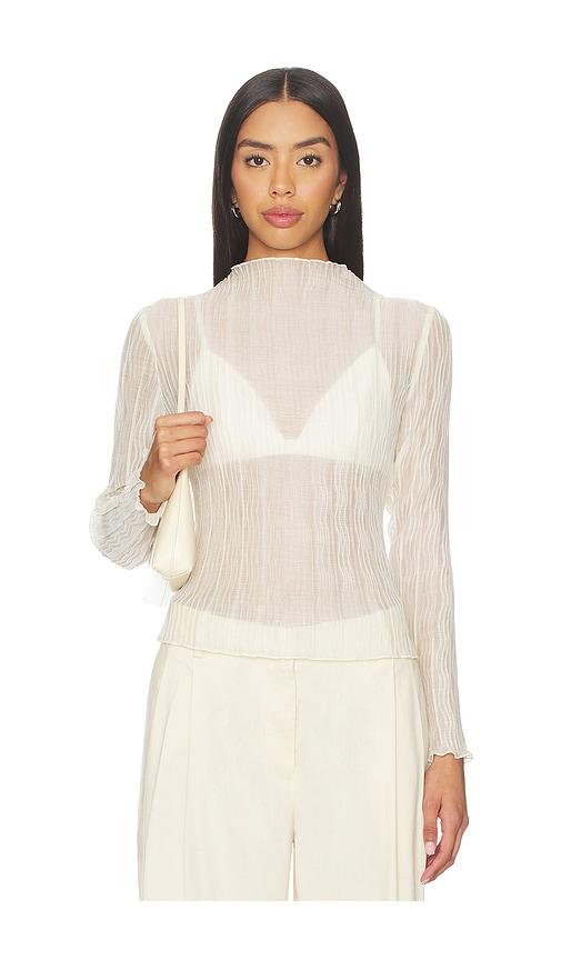 astr the label eska top in cream. - size l (also in m, s, xl, xs)