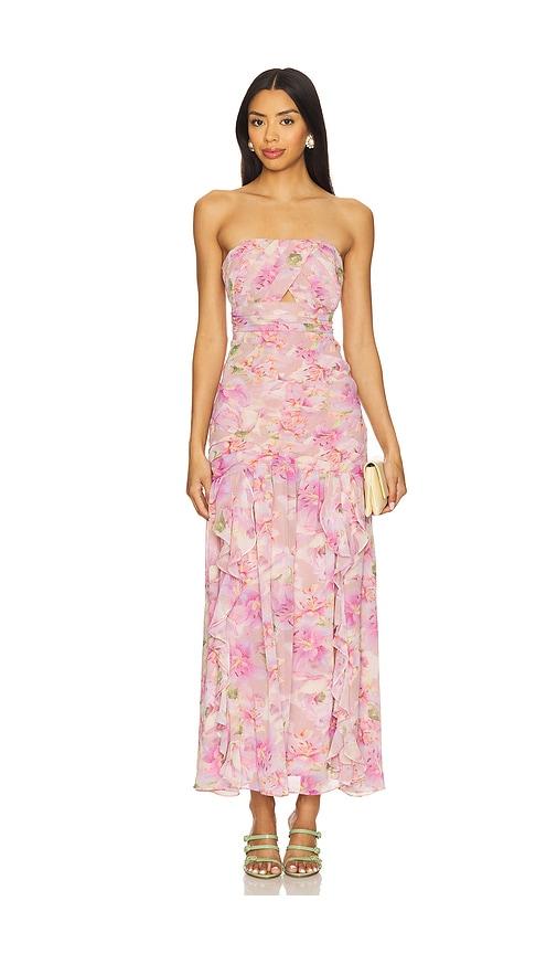 astr the label estefany dress in pink. - size l (also in m, s)