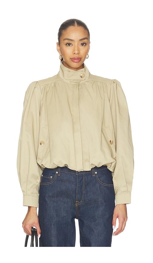 astr the label estero jacket in brown. - size l (also in m)