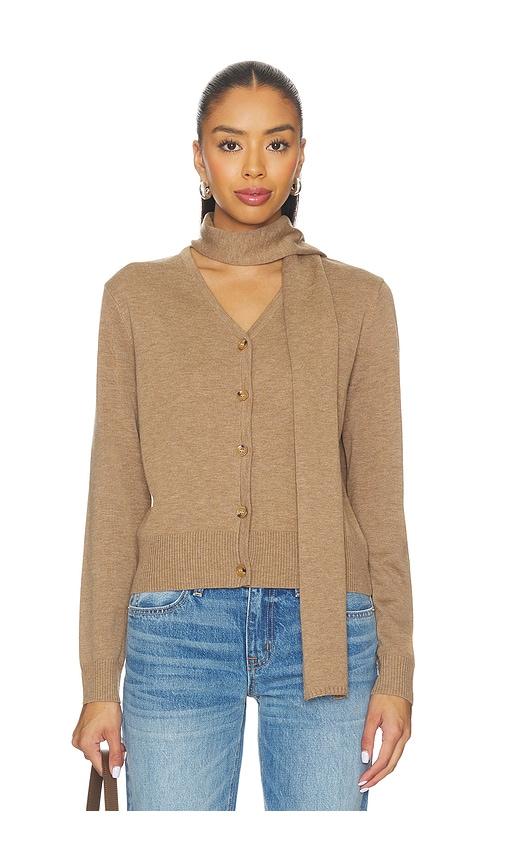 astr the label glynne sweater in tan. - size l (also in xs, s, m)