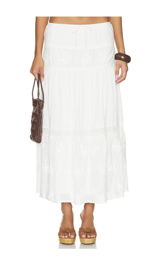 astr the label gwyn skirt in white. - size l (also in s, m)