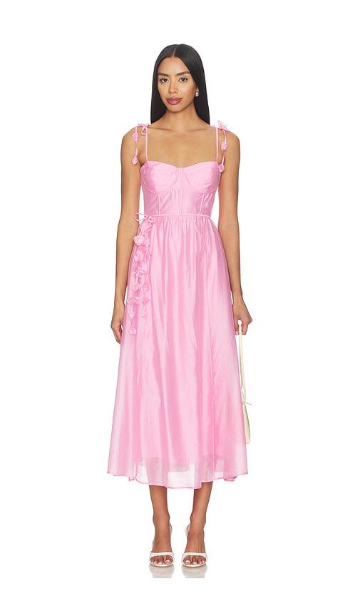 astr the label halcyon dress in pink. - size s (also in xs)