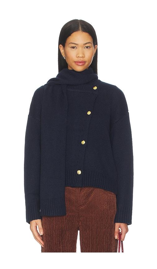 astr the label jackeline cardigan in navy. - size s (also in xs)