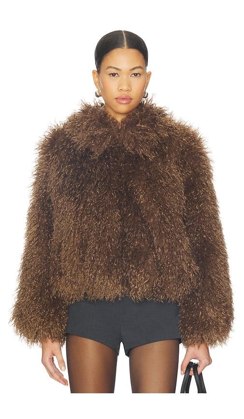 astr the label kamrath jacket in brown. - size l (also in xs, s, m)