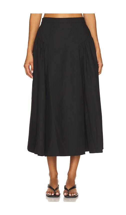 astr the label laila skirt in black. - size l (also in s, m)