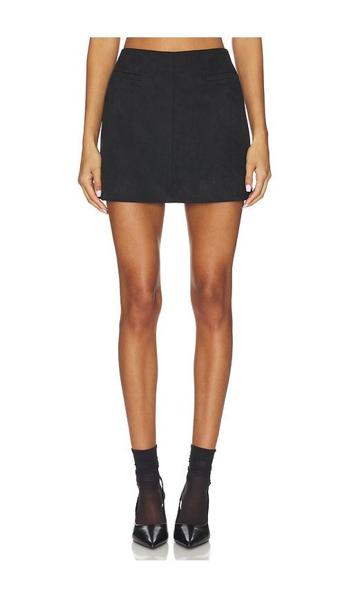 astr the label laudine skirt in black. - size l (also in xs, s)