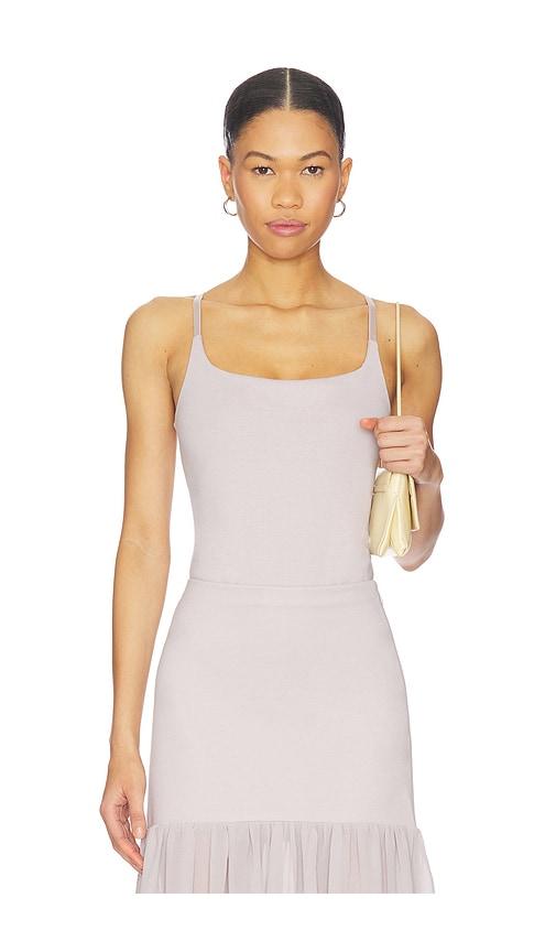 astr the label leikyn bodysuit in lavender. - size l (also in xs, xl)