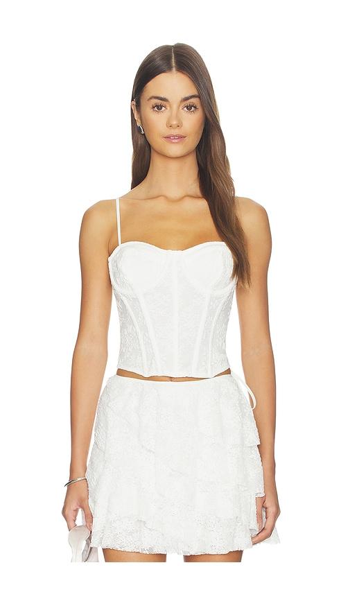 astr the label madeleine top in white. - size l (also in xs)