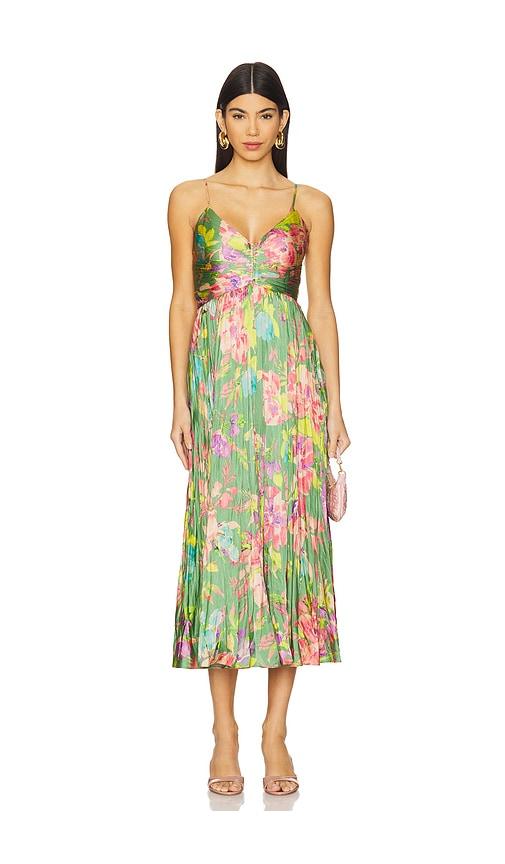 astr the label maeve dress in green. - size l (also in xs, s, m, xl)