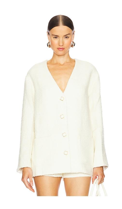 astr the label maidy coat in cream. - size l (also in m, xl)