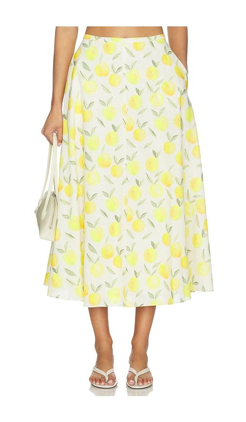 astr the label myria skirt in white. - size l (also in xs, m, xl)