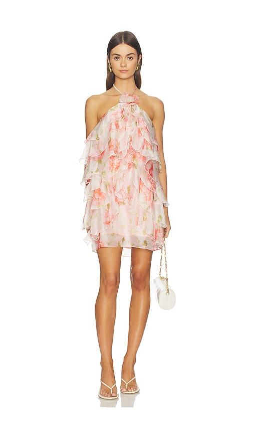 astr the label ofra dress in pink. - size l (also in m, s, xl, xs)