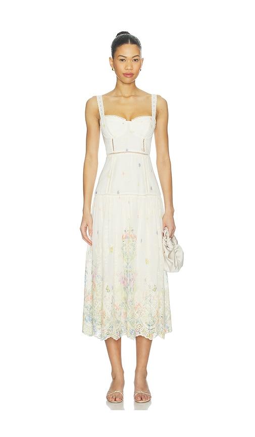 astr the label pellagia dress in cream. - size l (also in m, s, xl, xs)