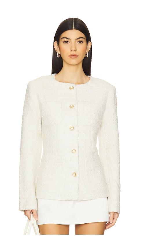 astr the label sarae jacket in cream. - size s (also in xl/1x)