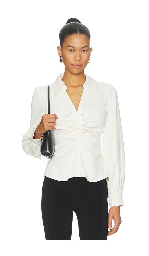 astr the label simran top in cream. - size l (also in xs, s, xl)