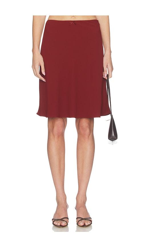 astr the label skirt in red. - size l (also in xl)