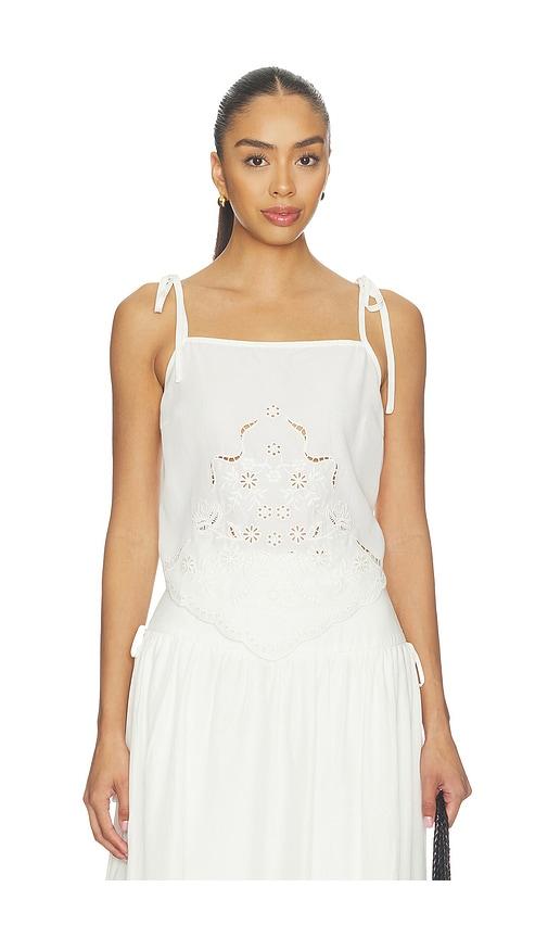 astr the label stevie top in white. - size l (also in m, s, xl, xs)
