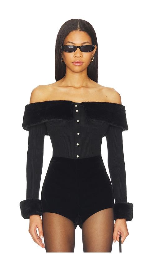 astr the label tabathia sweater in black. - size l (also in m)
