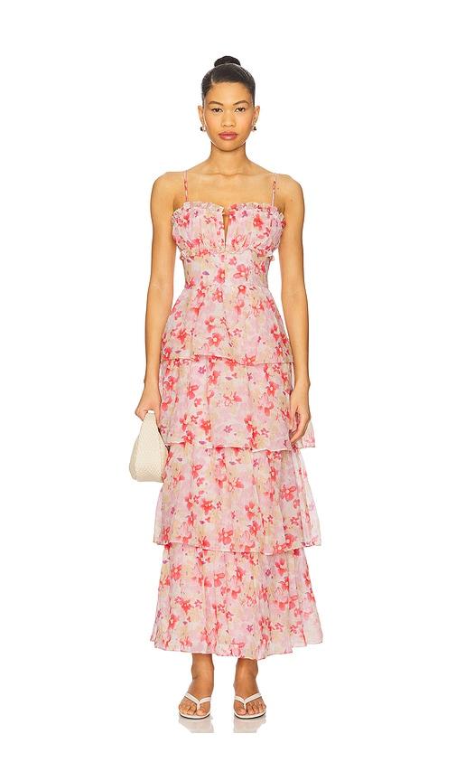 astr the label vonnessa dress in blush. - size l (also in m)
