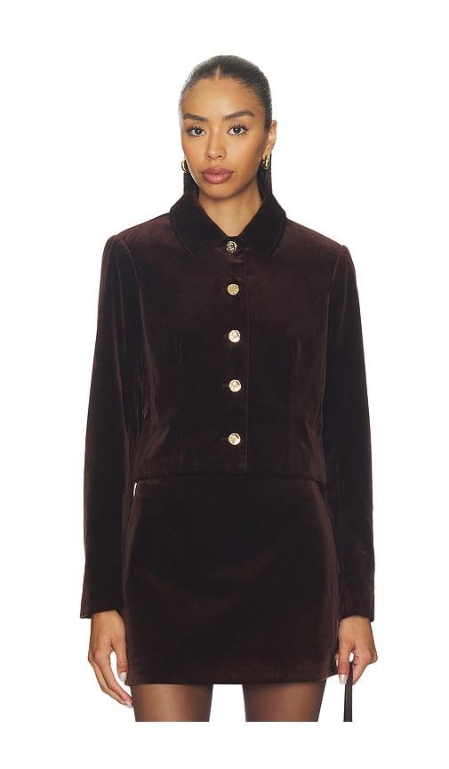 astr the label vox jacket in brown. - size l (also in s, xs)