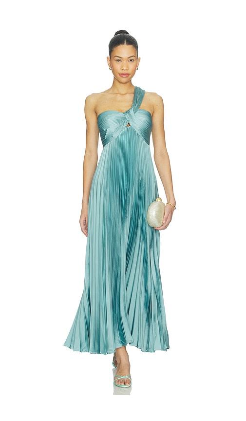 astr the label x revolve raysa gown in blue. - size s (also in xs)