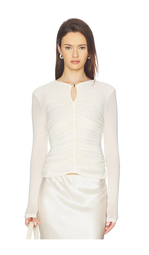 astr the label yasmine top in white. - size m (also in xs, s, xl)
