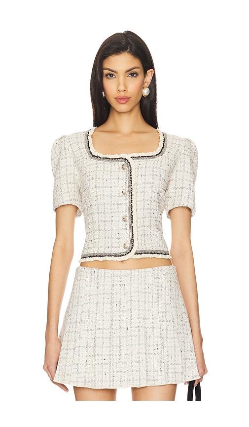astr the label zoela jacket in cream. - size m (also in s)