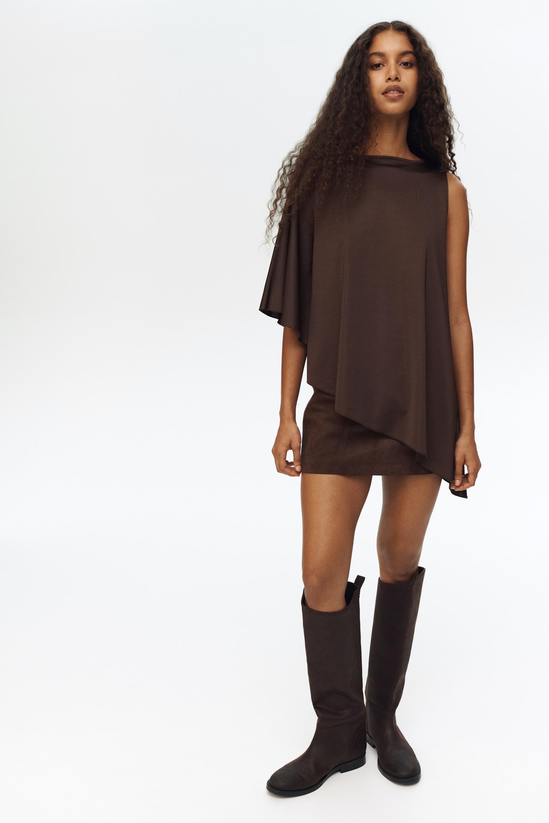 asymmetric cape top