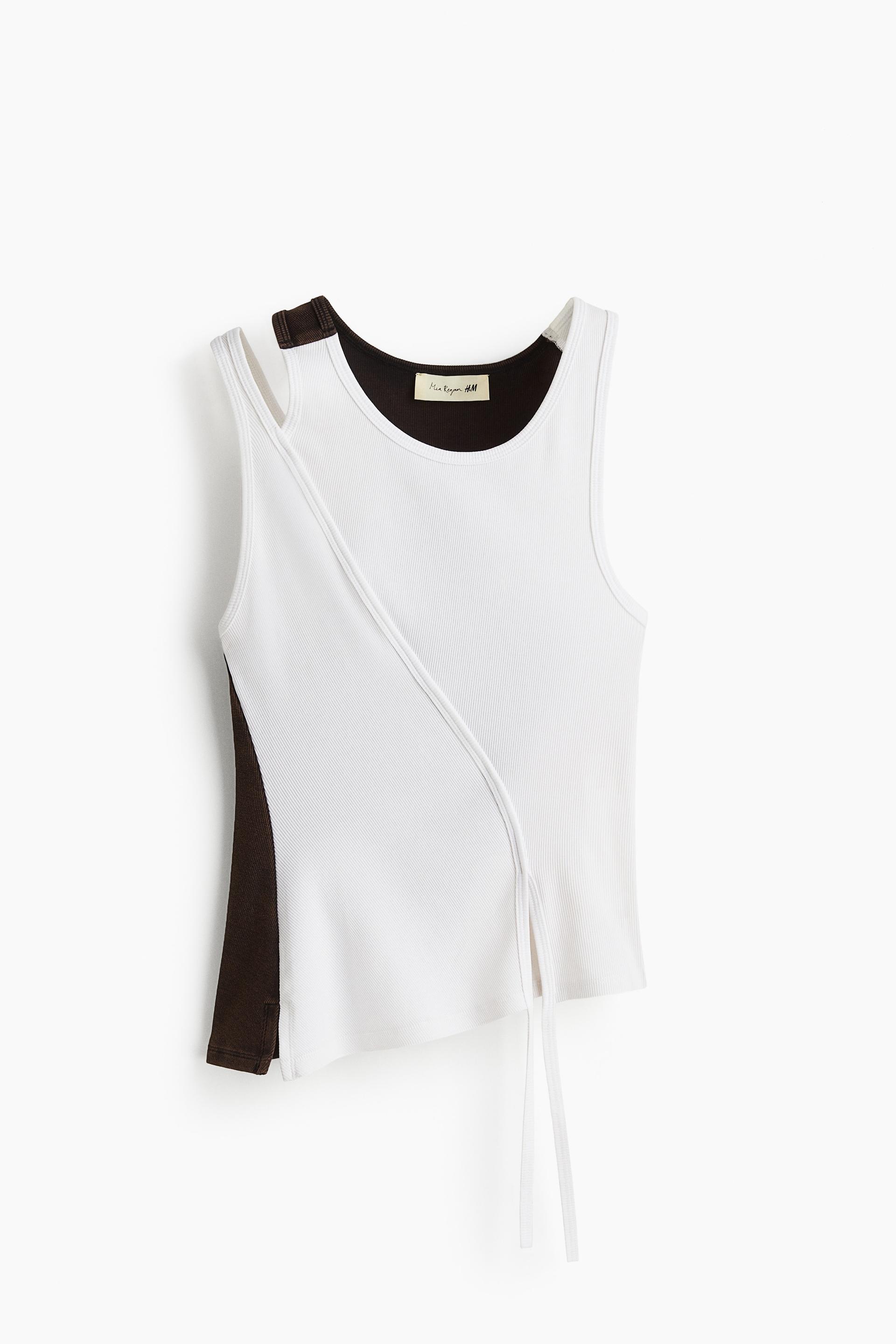 asymmetric tank top