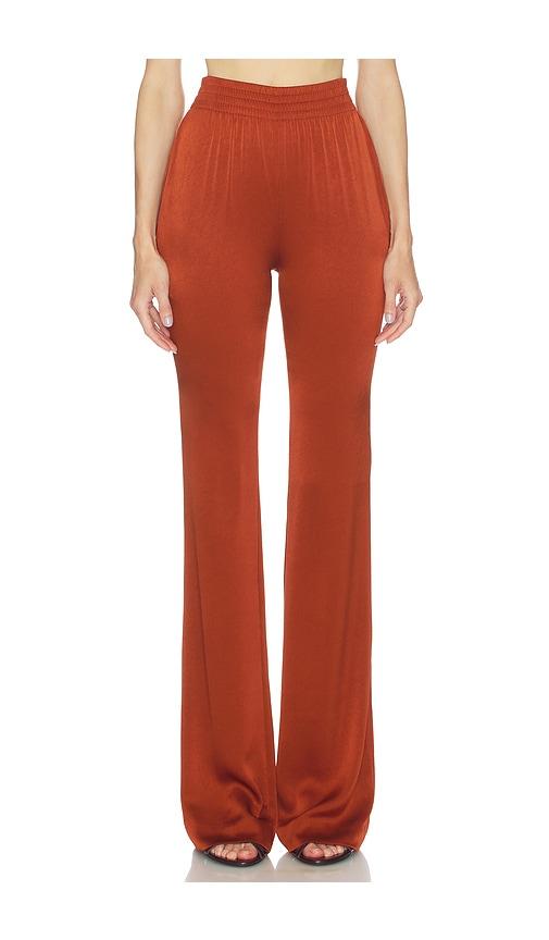 atlein high waist bootcut pants in rust. - size 36 (also in 38)