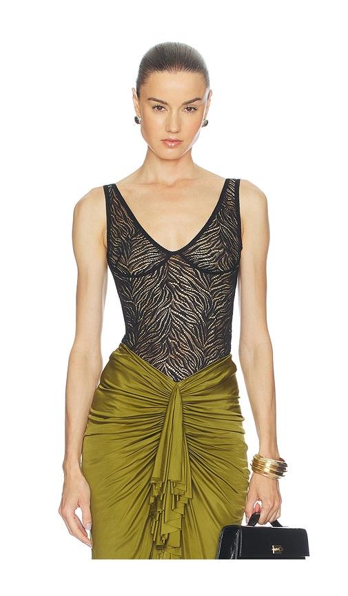 atlein lingerie strap top in black. - size 34 (also in 36)