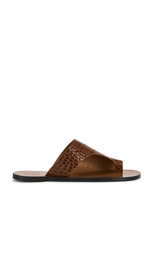 atp atelier rosa sandal in brown. - size 37 (also in 38, 39, 40)