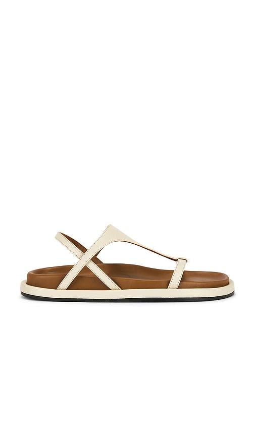atp atelier ultimo sandal in cream. - size 36 (also in 37, 38, 39)