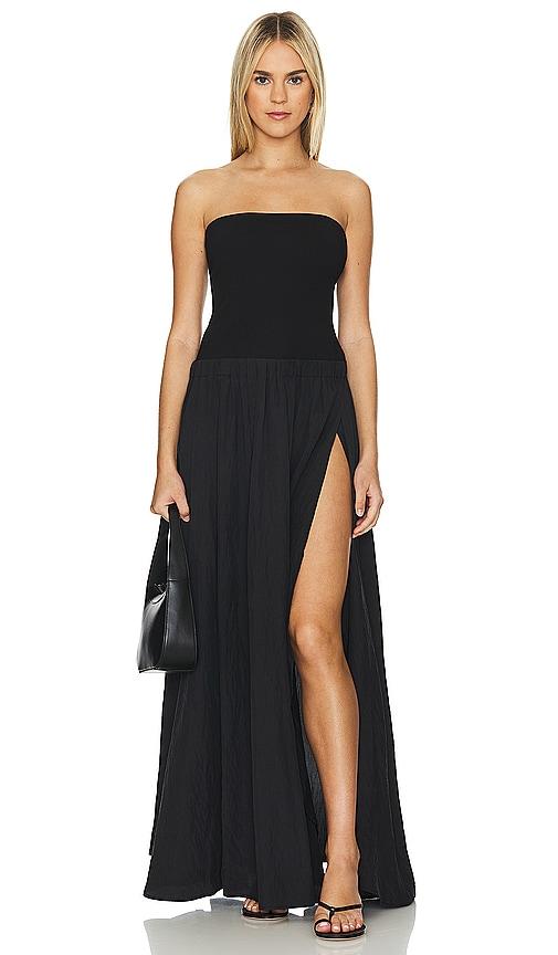 auteur studio alexandra dress in black. - size s (also in xs)
