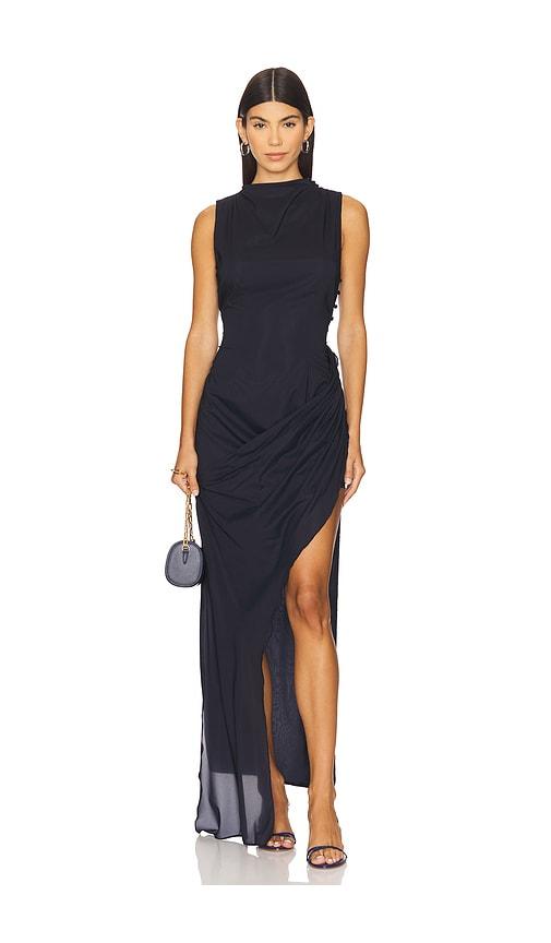 auteur studio bruna dress in navy. - size l (also in s, xs)