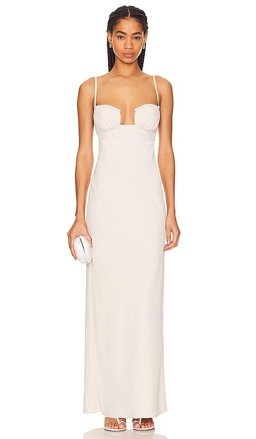 auteur studio mae dress in cream. - size l (also in xs, m)