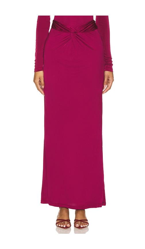auteur studio melanie skirt in burgundy. - size m (also in xs)