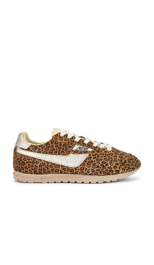autry windspin low sneaker in brown. - size 36 (also in 37, 38, 39)