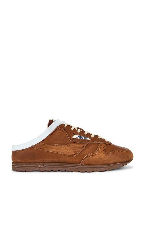 autry windspin mule sneaker in cognac. - size 36 (also in 37, 39)