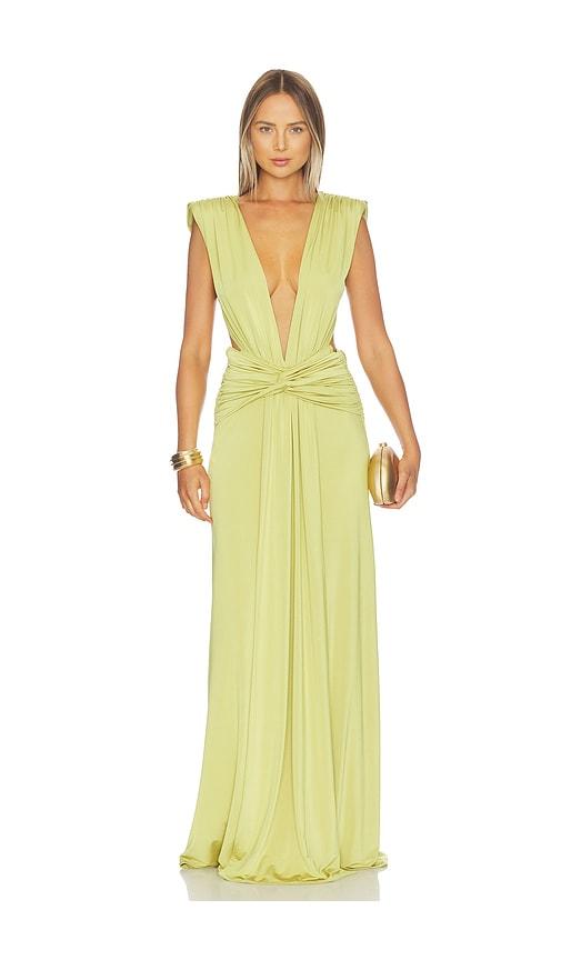 awave studio maxi dress in green. - size 36/4 (also in 42/10)