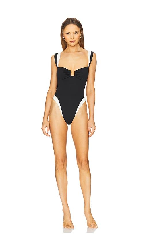 away that day cannes one piece swimsuit in black. - size l (also in m, xl)