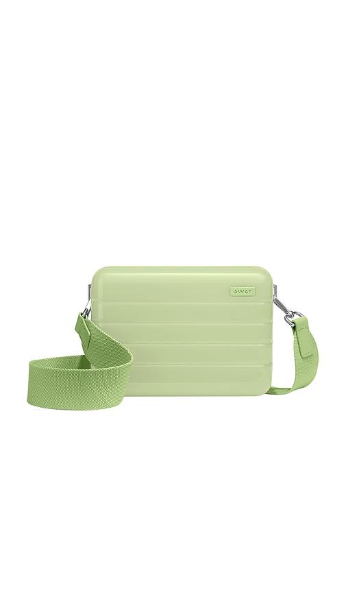 away the mini crossbody bag in olive.