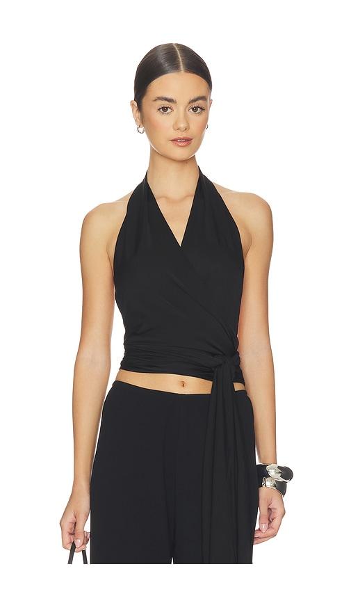 aya muse aelir top in black. - size l (also in xs, s, m)