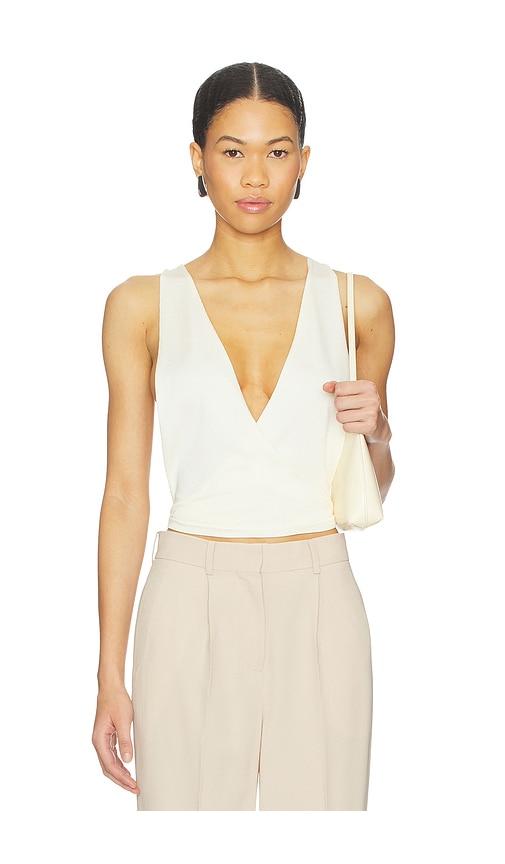 aya muse arion top in cream. - size l (also in m)