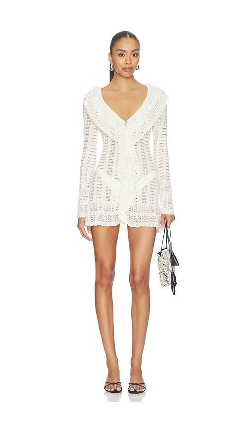 aya muse aster dress in white. - size m (also in xs)